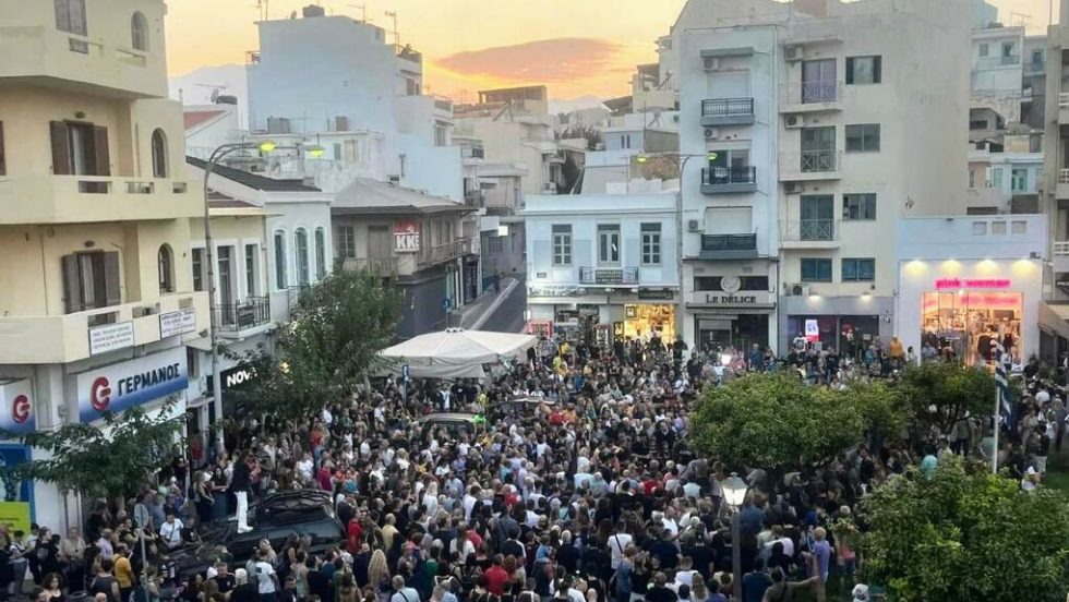Άγιος Νικόλαος - διαμαρτυρία για τον Αντώνη